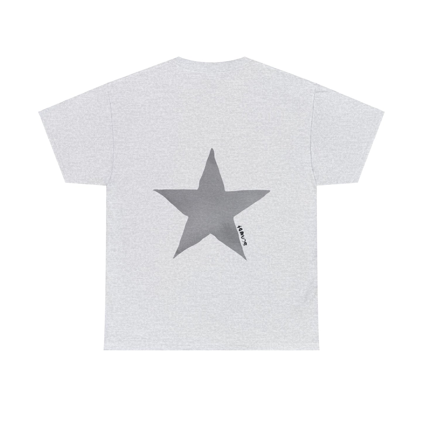 BACK PRINT BLACK STAR shirt