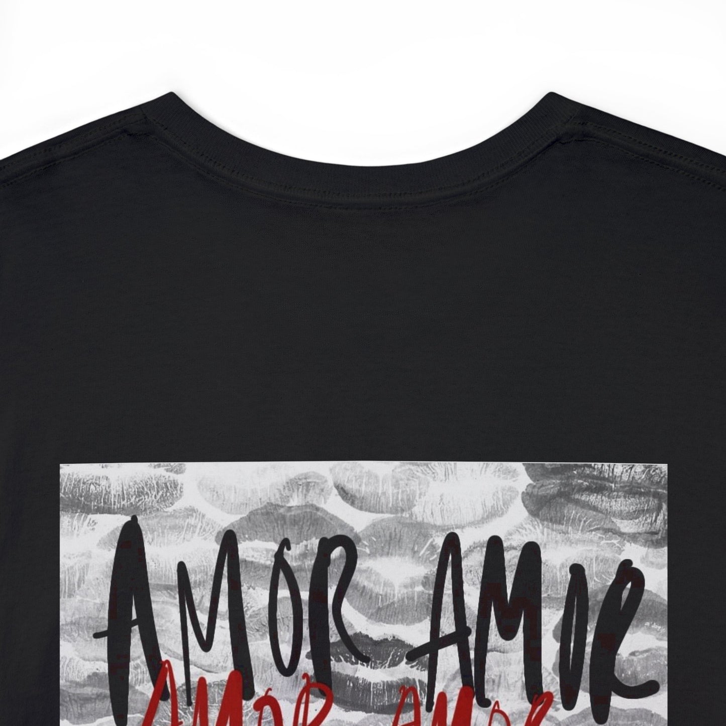 BACK PRINT AMOR KISSES shirt