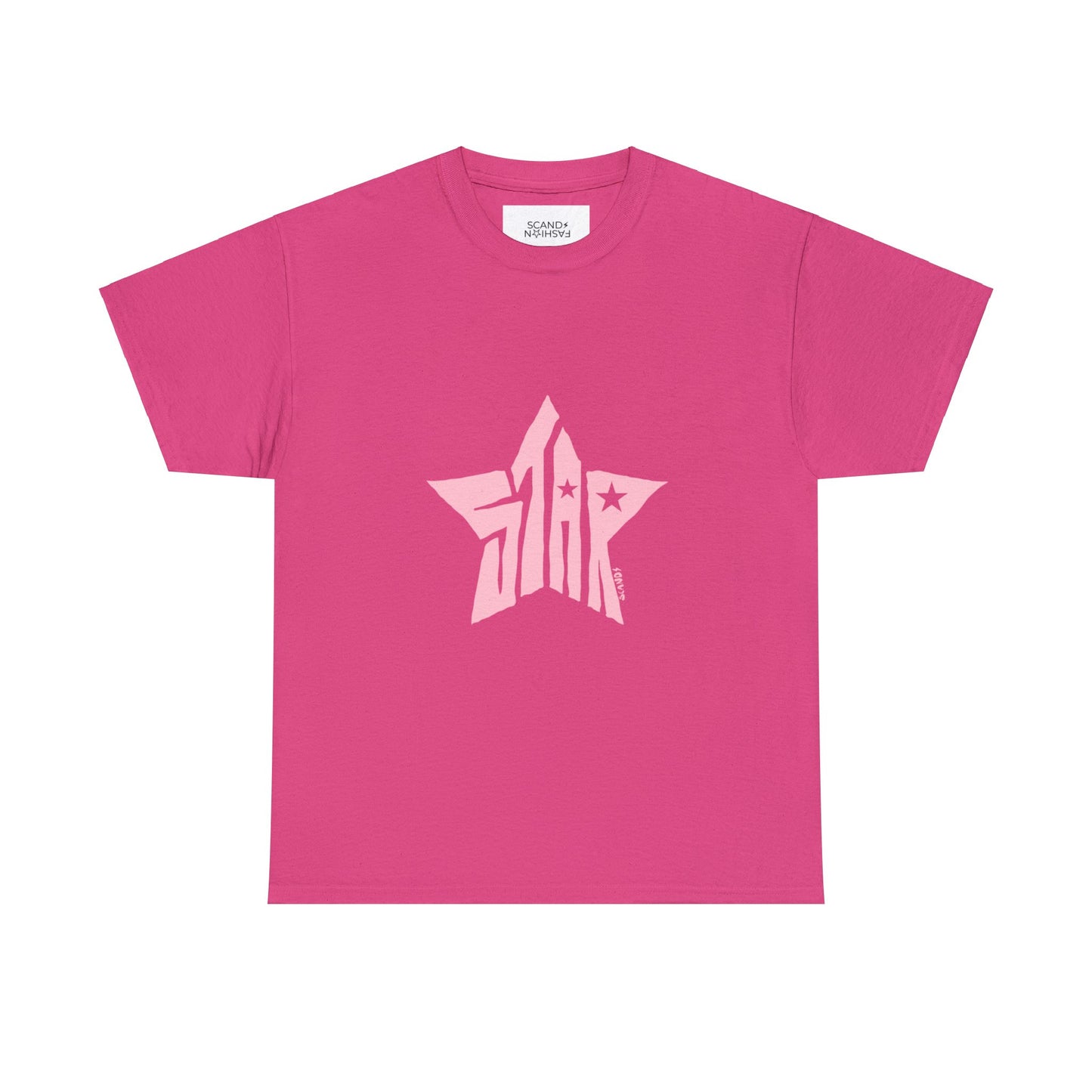 LIGHT PINK  S T A R  shirt