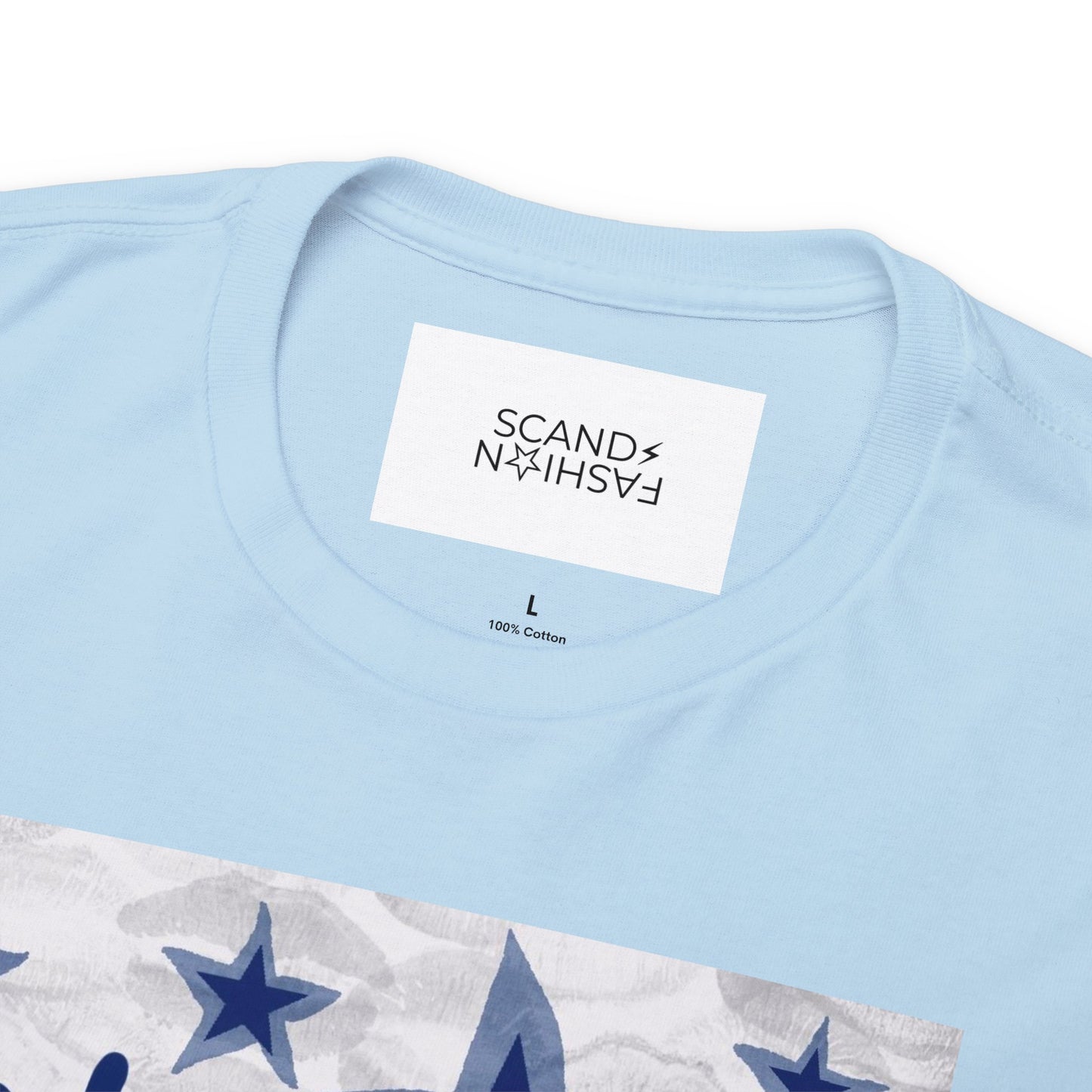 DUSTY BLUE KISSES STAR GIRL shirt