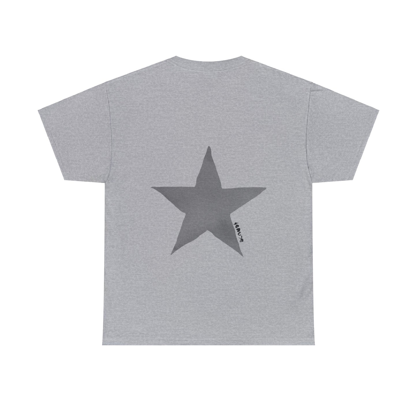 BACK PRINT BLACK STAR shirt