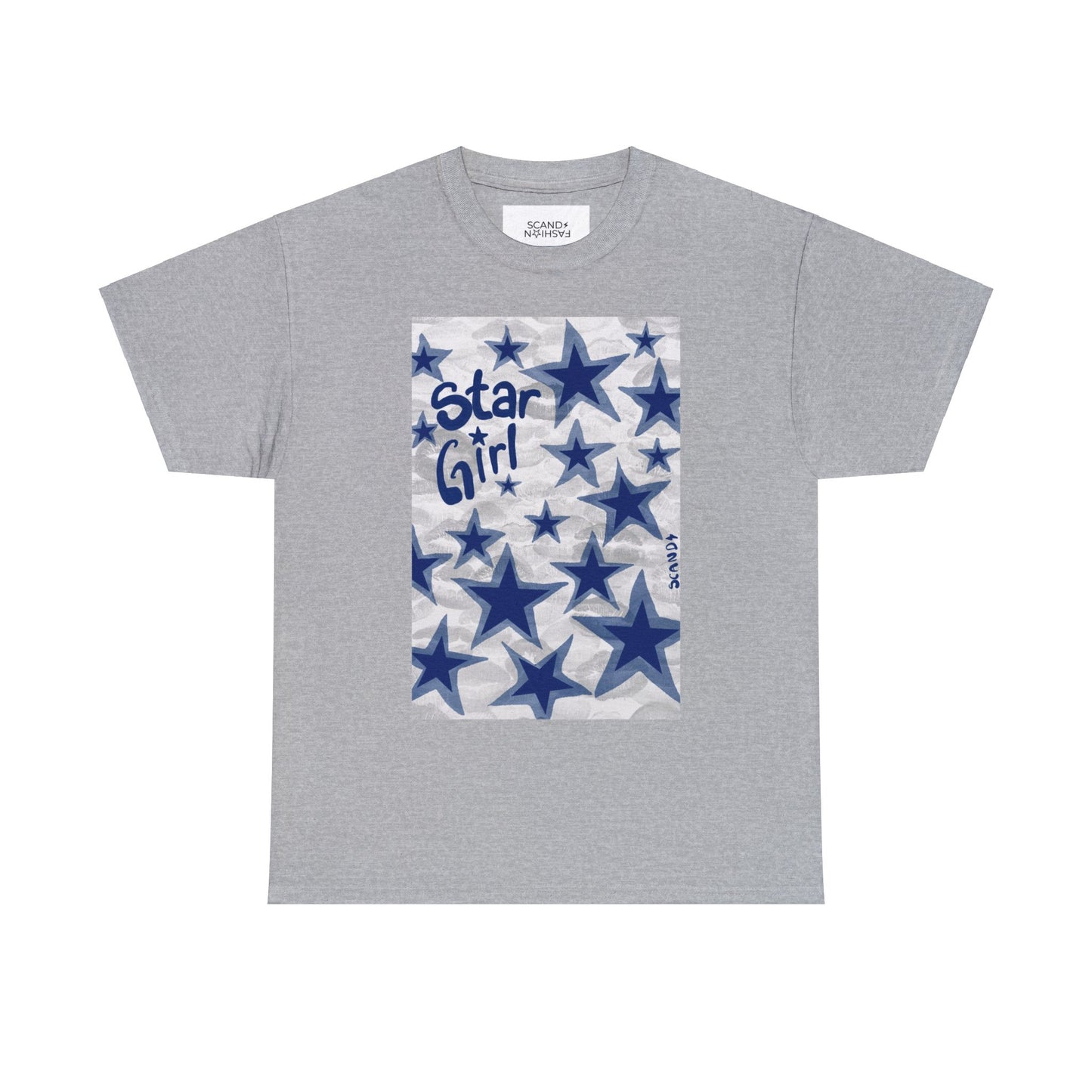 DUSTY BLUE KISSES STAR GIRL shirt