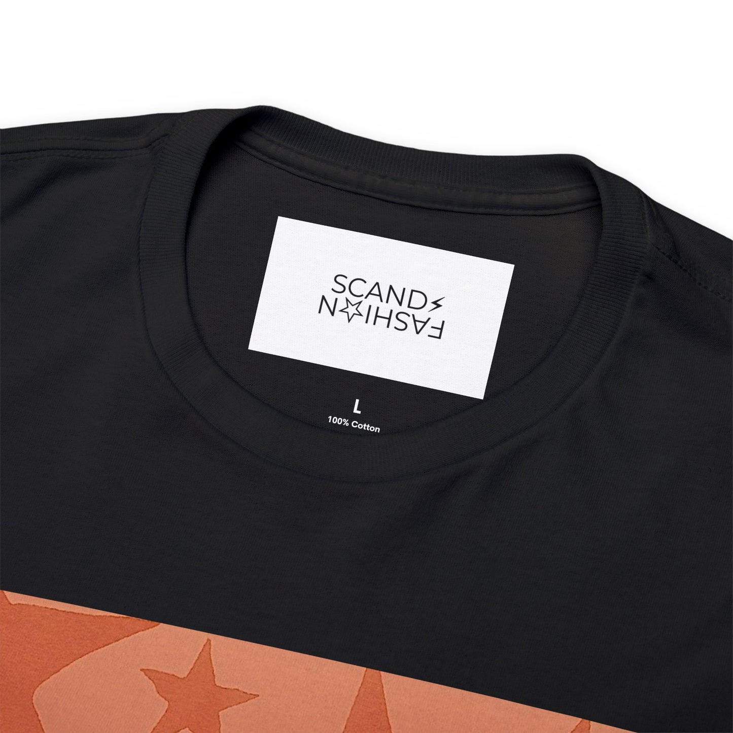 ORANGE LIGHTNING STARS shirt