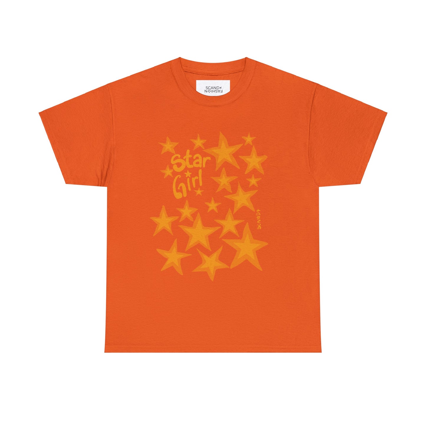 ORANGE STARGIRL shirt