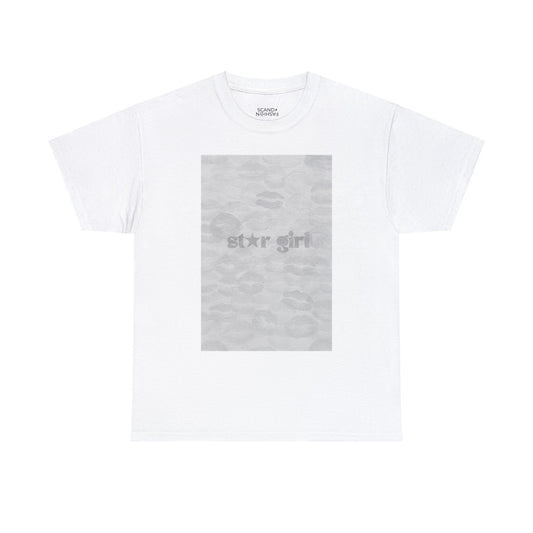 GREY STAR GIRL KISSES shirt