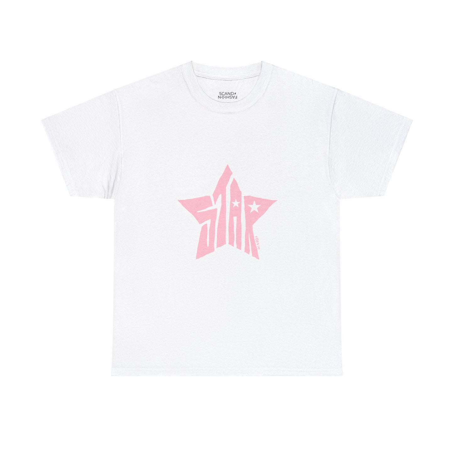 LIGHT PINK  S T A R  shirt