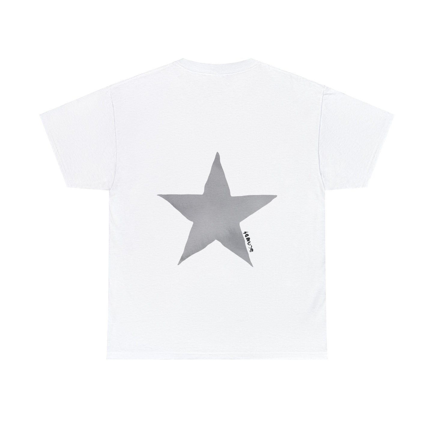 BACK PRINT BLACK STAR shirt