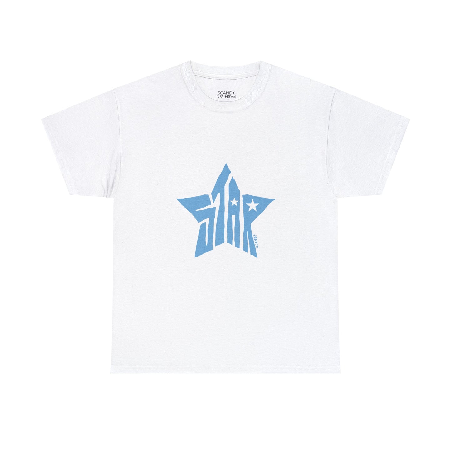 LIGHT BLUE  S T A R  shirt