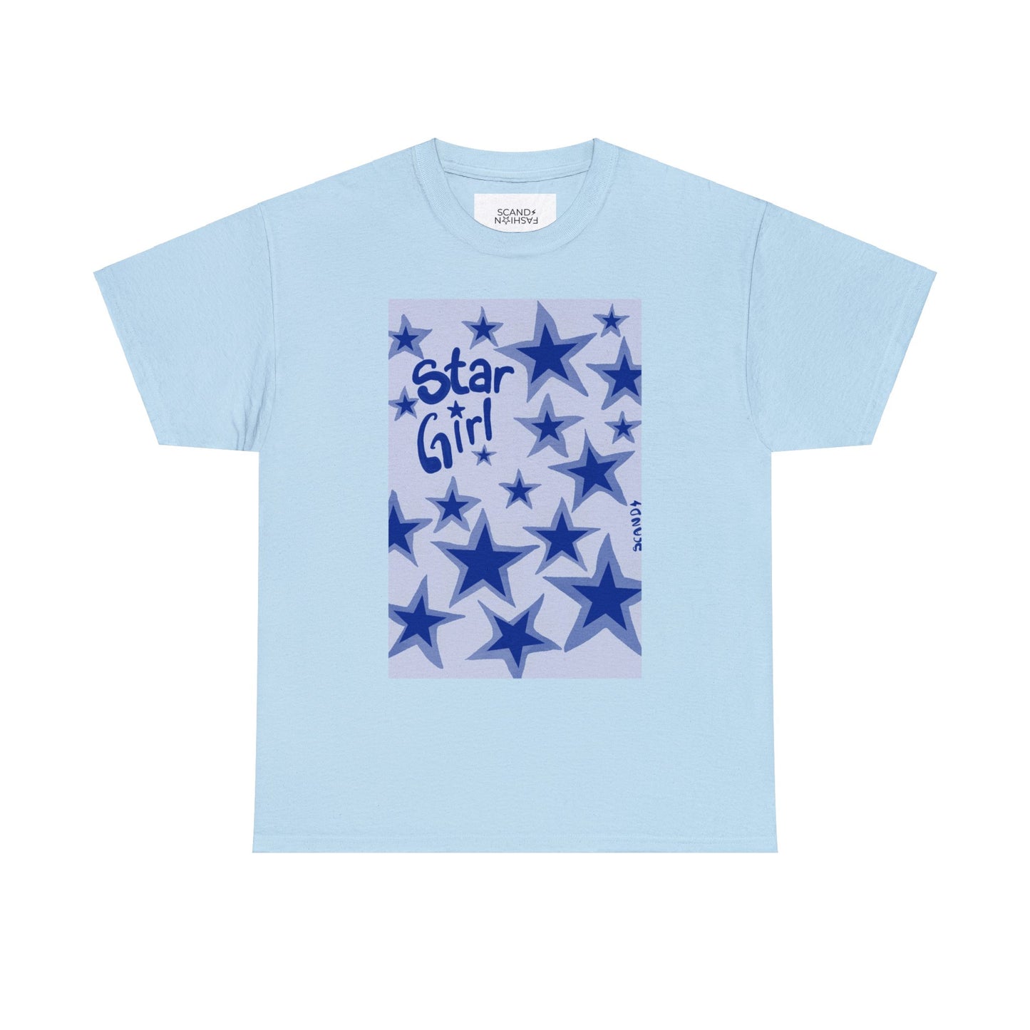 BRIGHT BLUE STAR GIRL shirt