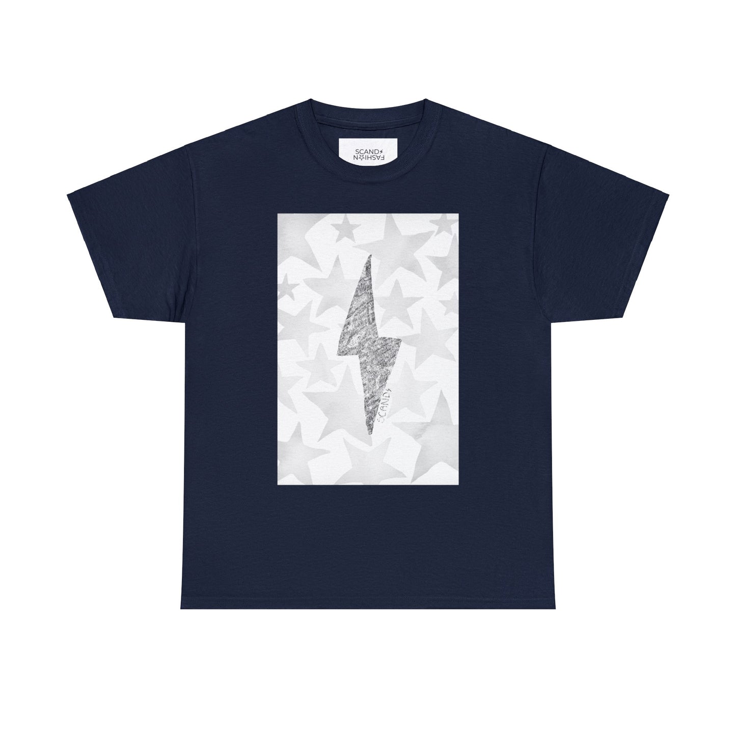 SILVER LIGHTNING STARS shirt