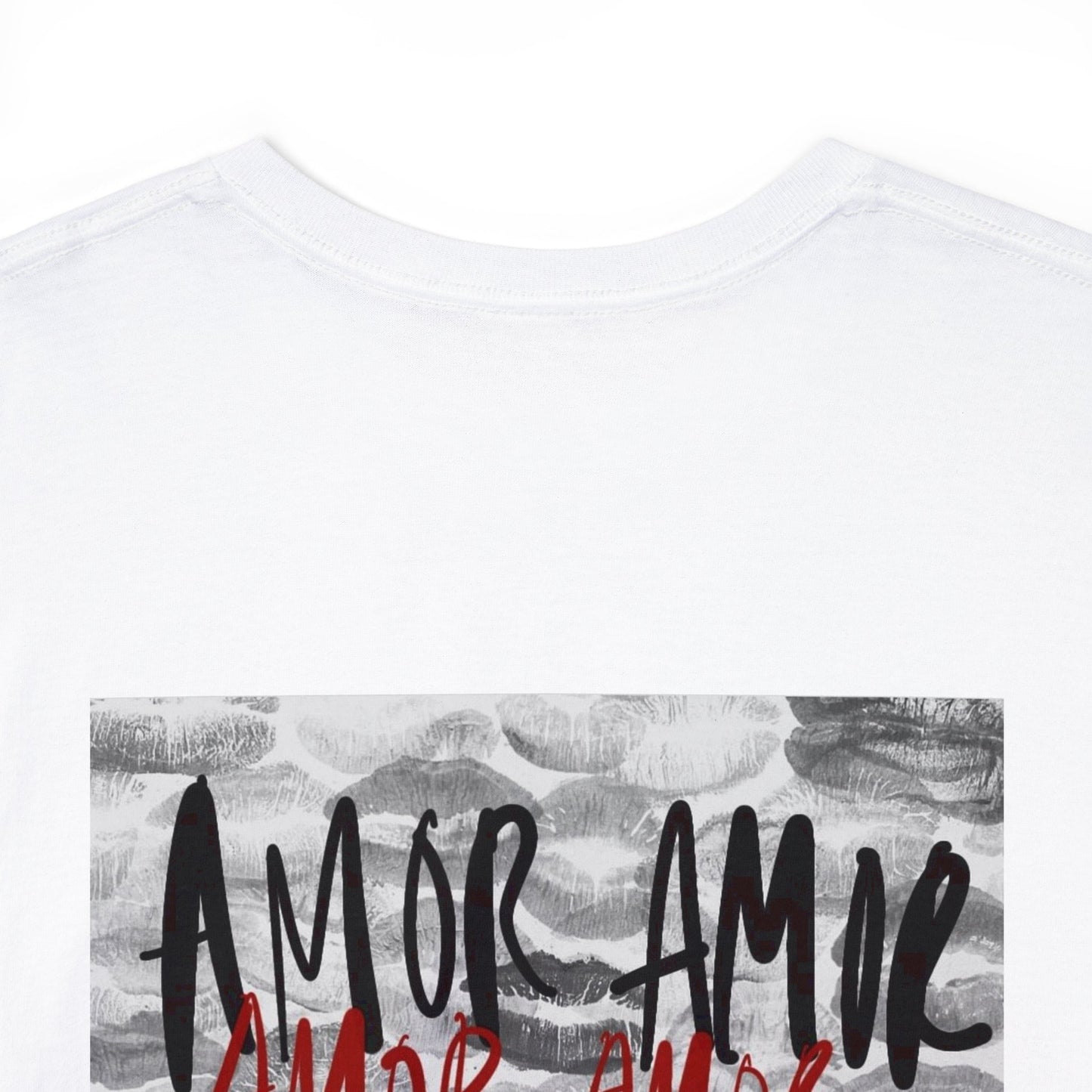 BACK PRINT AMOR KISSES shirt