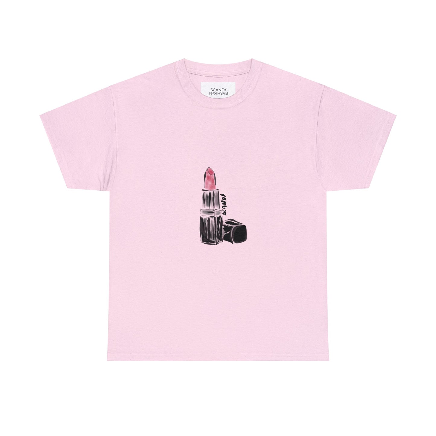 DARK PINK LIP STICK shirt