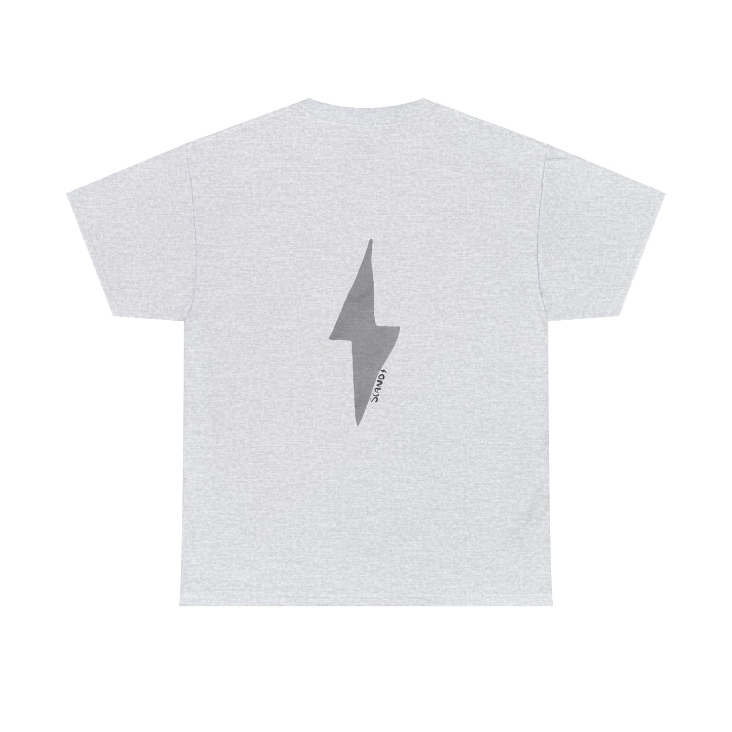 BACK PRINT BLACK LIGHTNING shirt