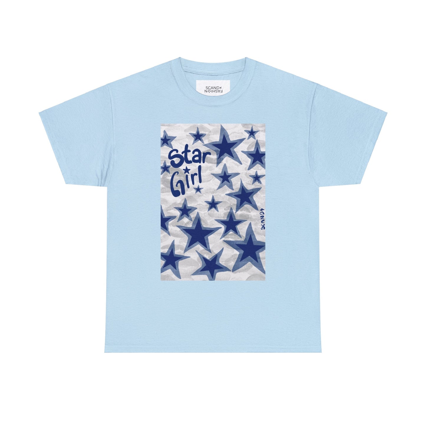 DUSTY BLUE KISSES STAR GIRL shirt