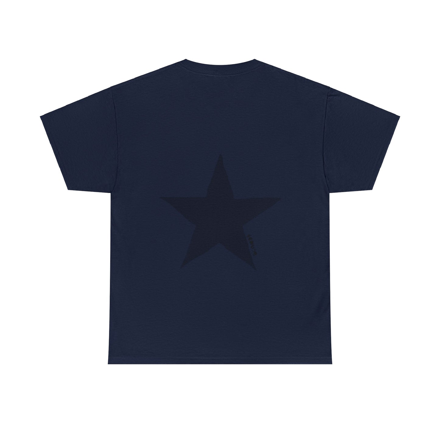 BACK PRINT BLACK STAR shirt