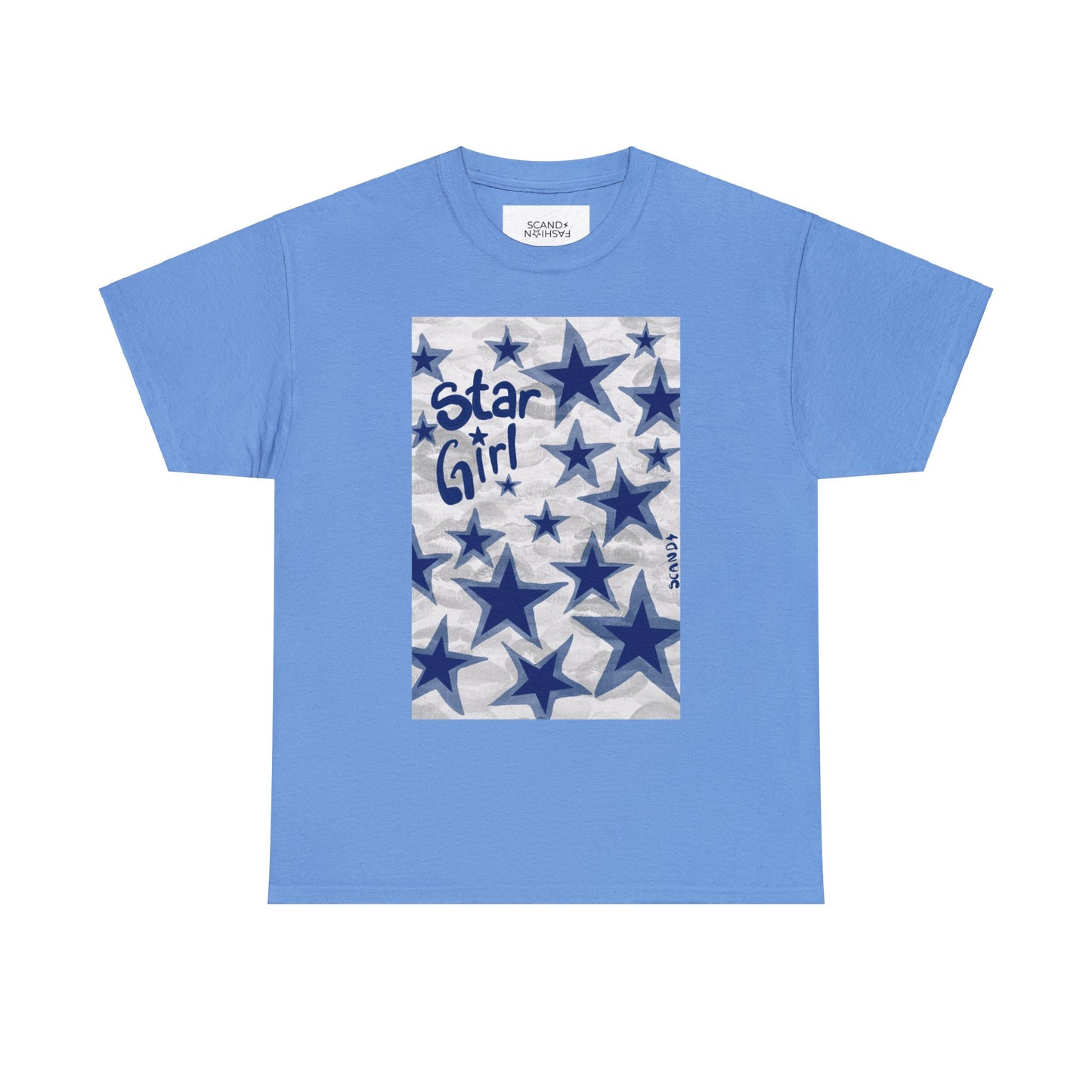 DUSTY BLUE KISSES STAR GIRL shirt