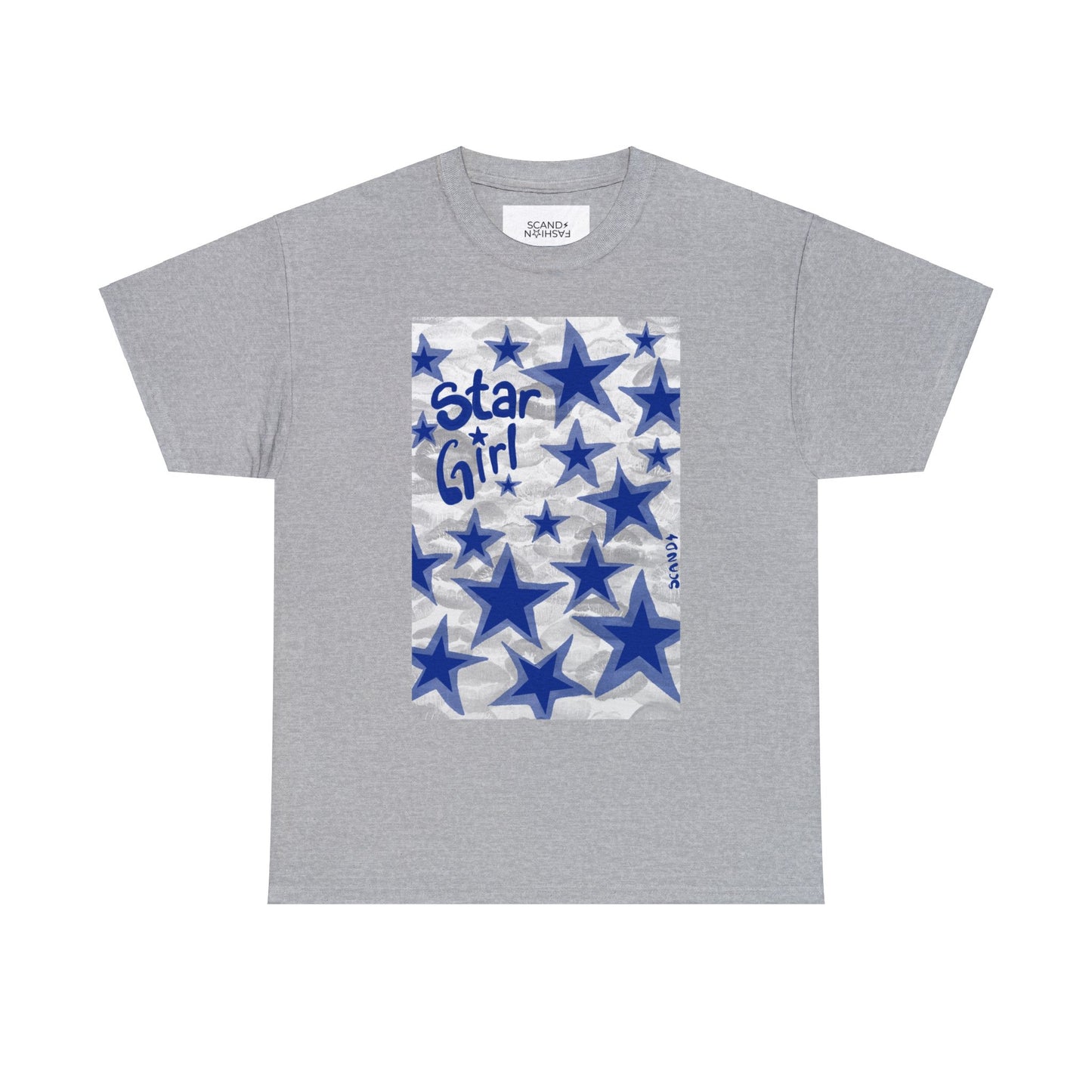 BRIGHT BLUE KISSES STAR GIRL shirt