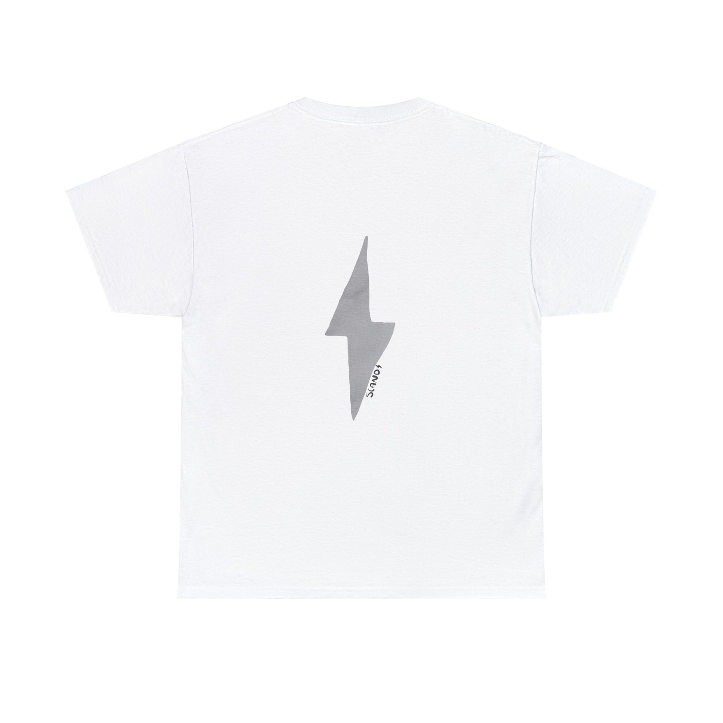 BACK PRINT BLACK LIGHTNING shirt