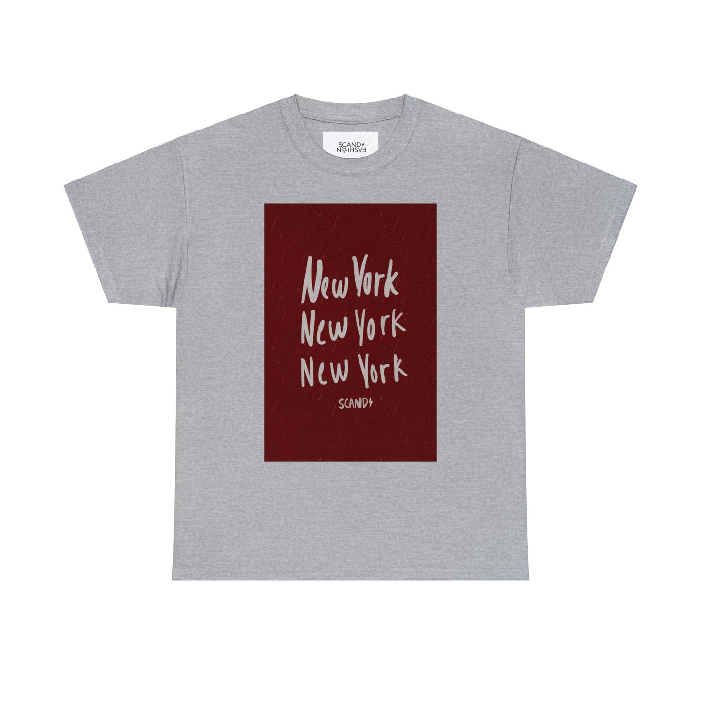 NEW YORK DARK RED shirt