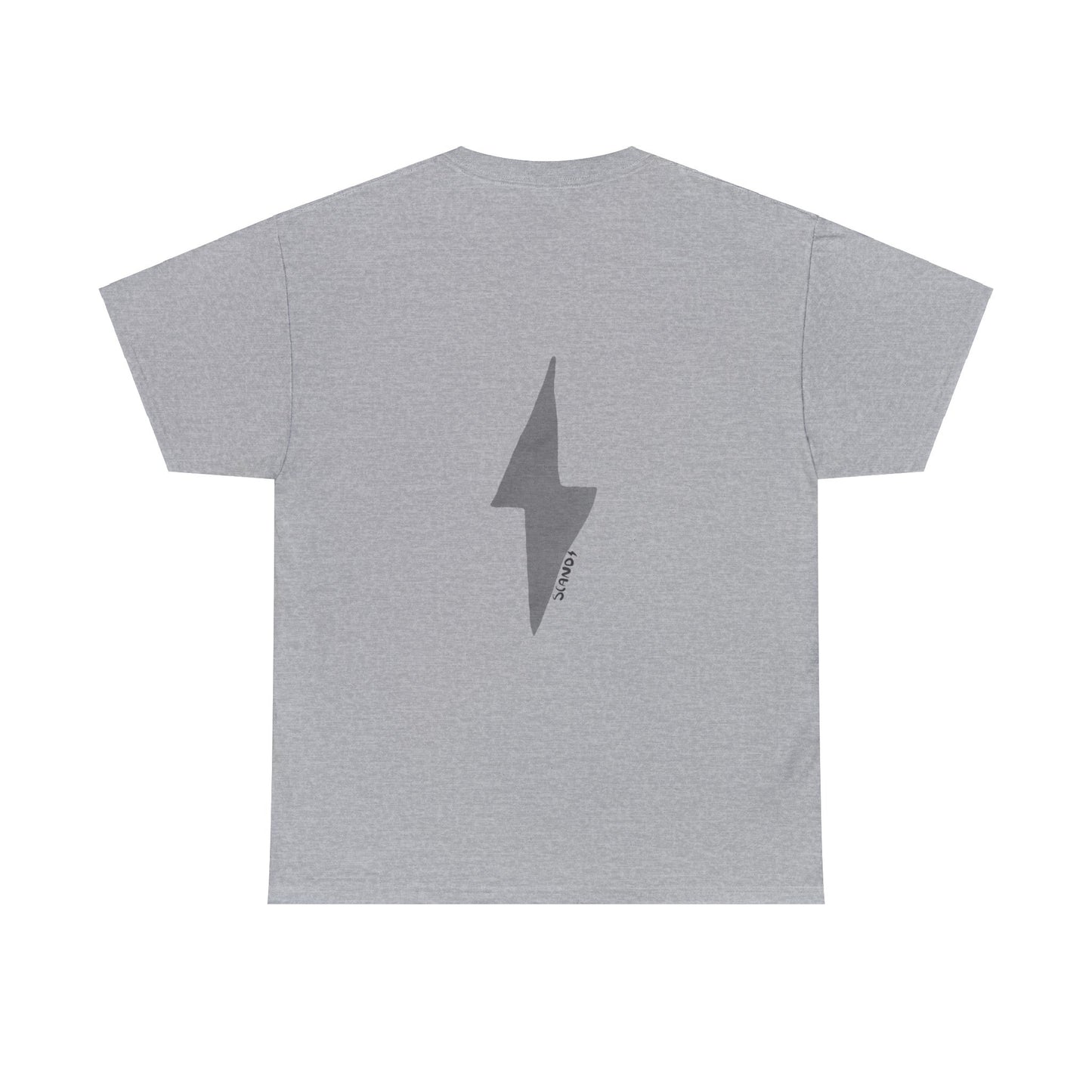 BACK PRINT BLACK LIGHTNING shirt