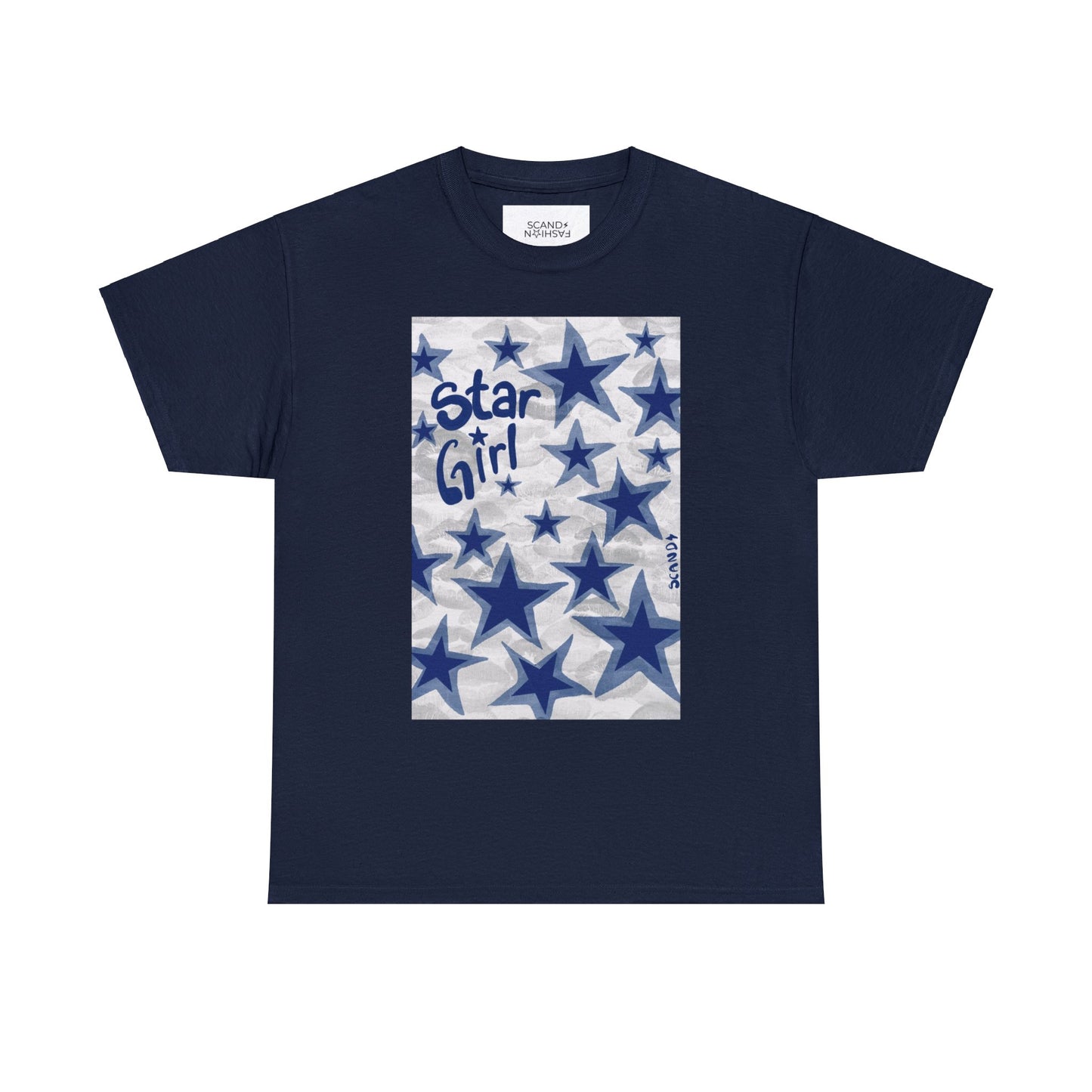 DUSTY BLUE KISSES STAR GIRL shirt