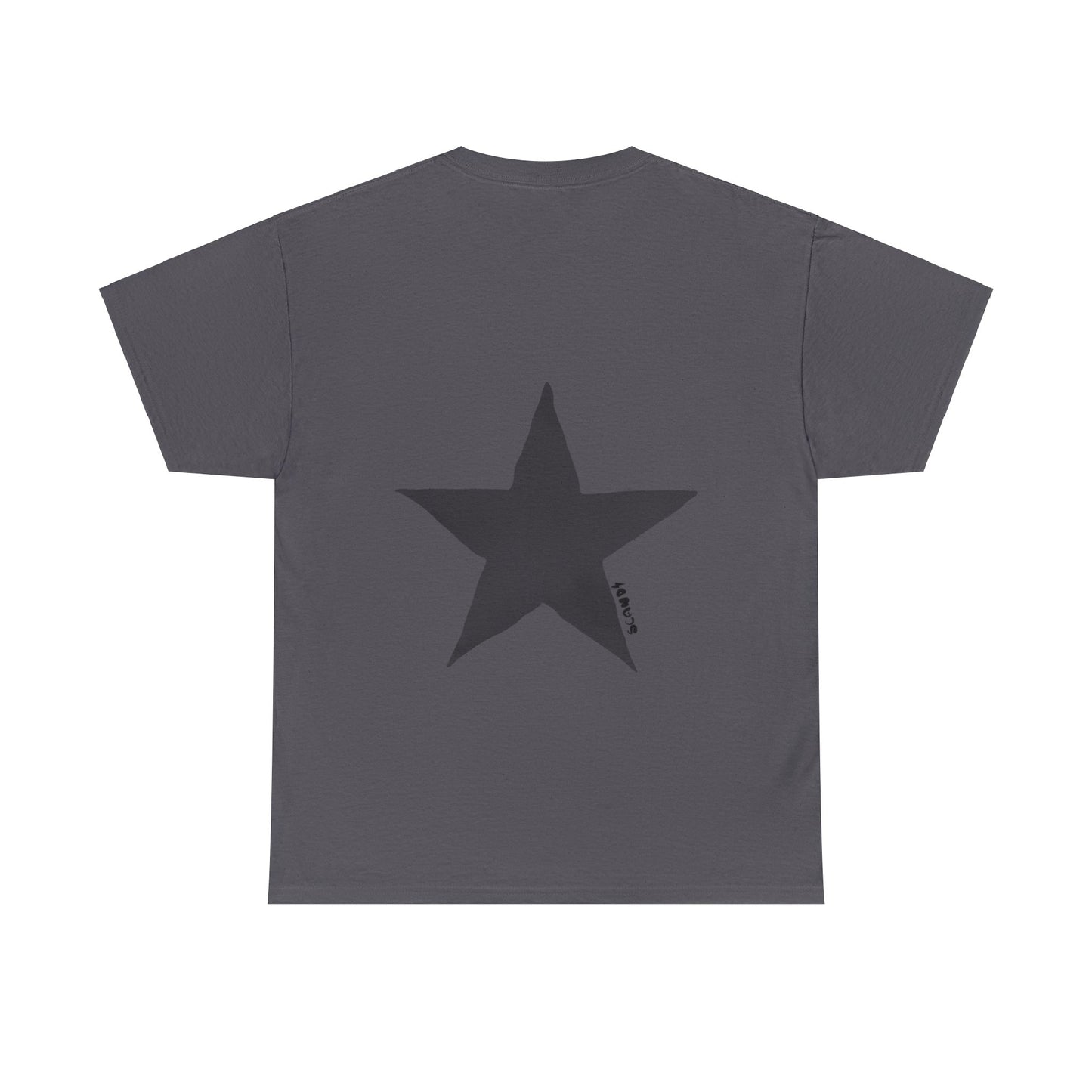 BACK PRINT BLACK STAR shirt