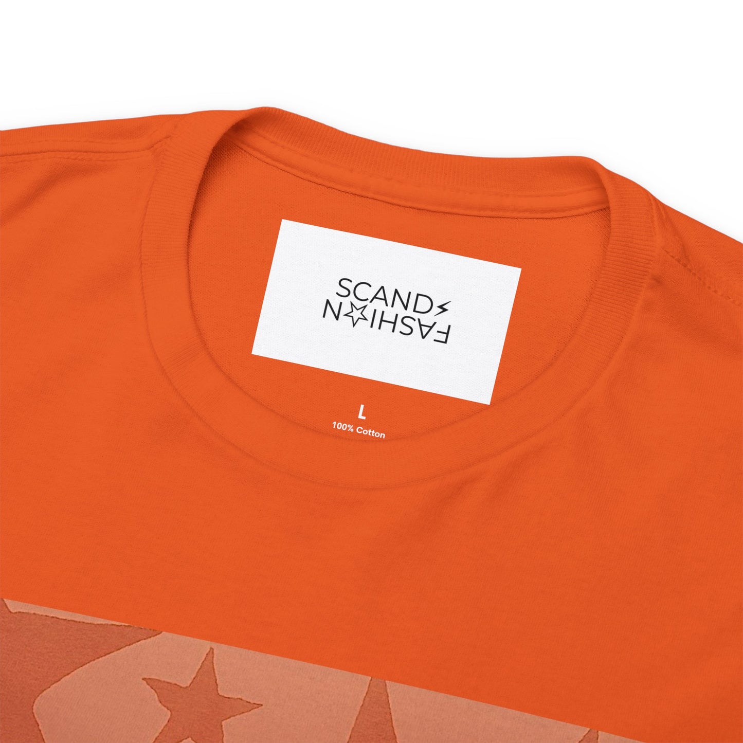 ORANGE LIGHTNING STARS shirt